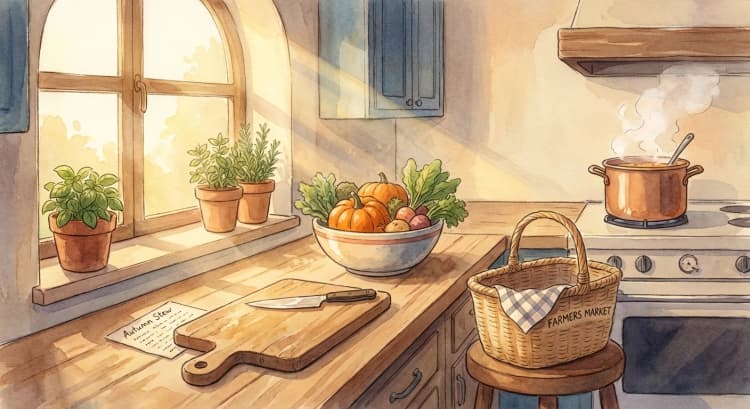 Weekly seasonal vegetable recipe